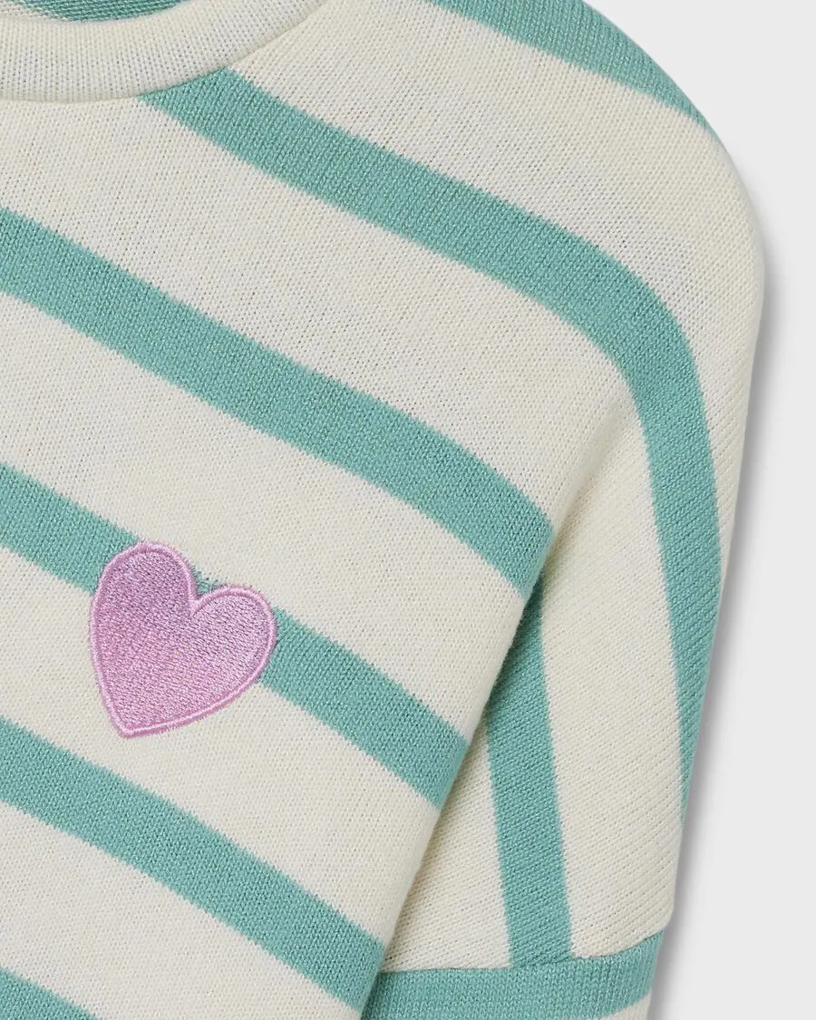 Girls Lollina Knit Jumper in Wasabi