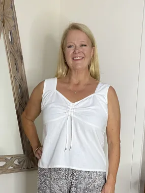 Hanah Top White Sizes S and XL only