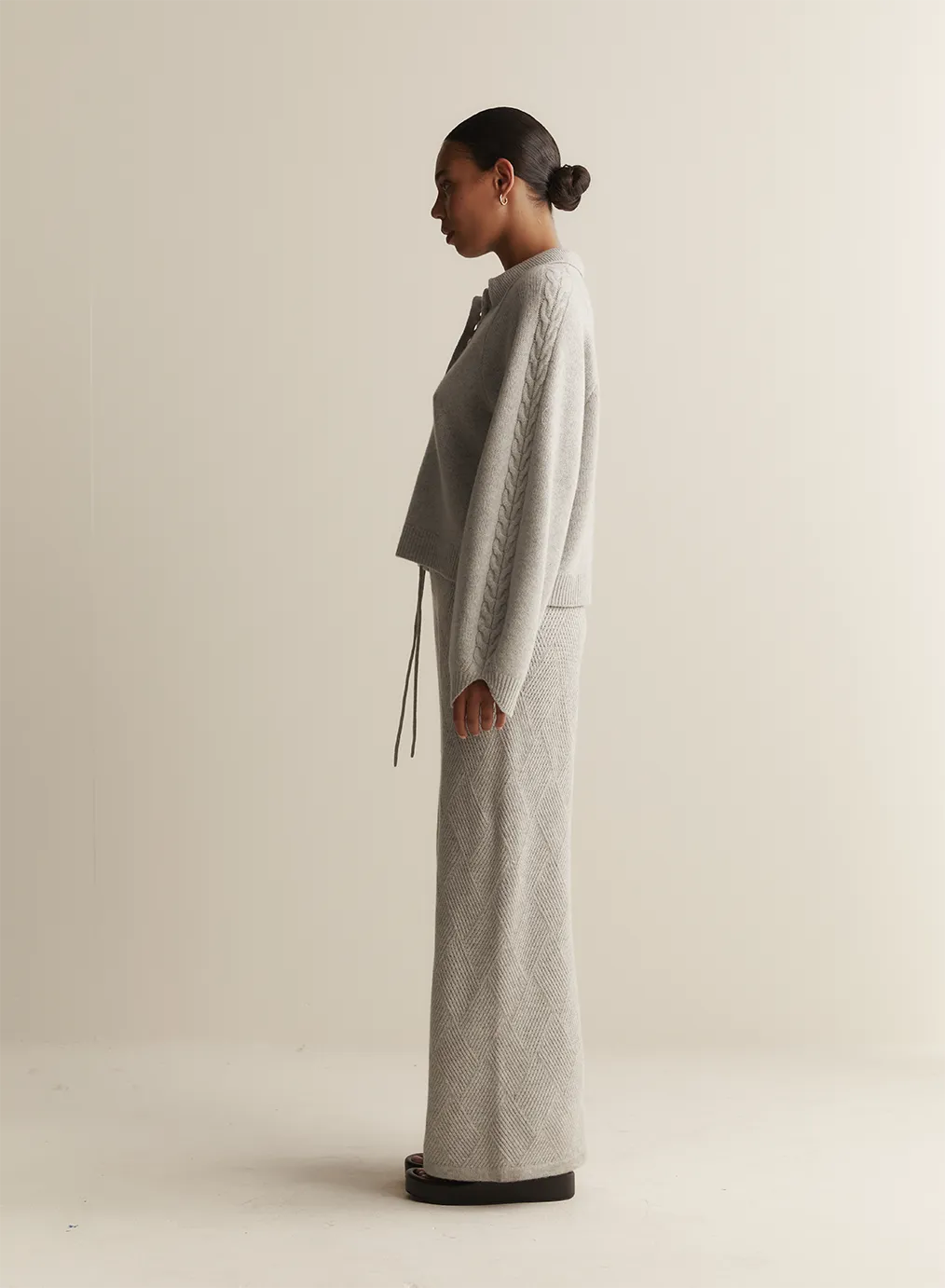 Jenny Wool Knit | Grey Marle | Restock