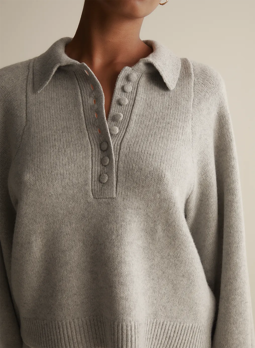 Jenny Wool Knit | Grey Marle | Restock