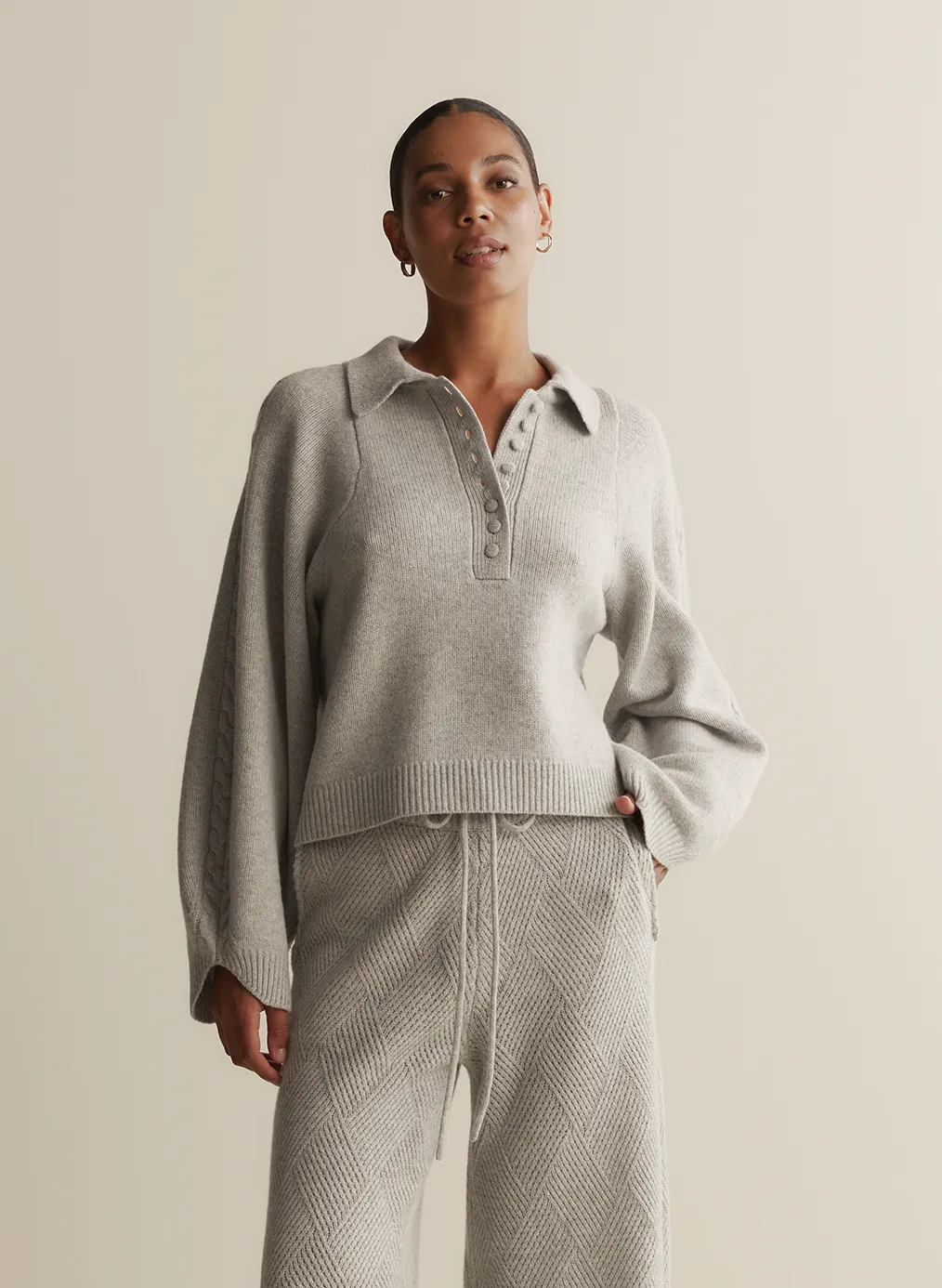 Jenny Wool Knit | Grey Marle | Restock