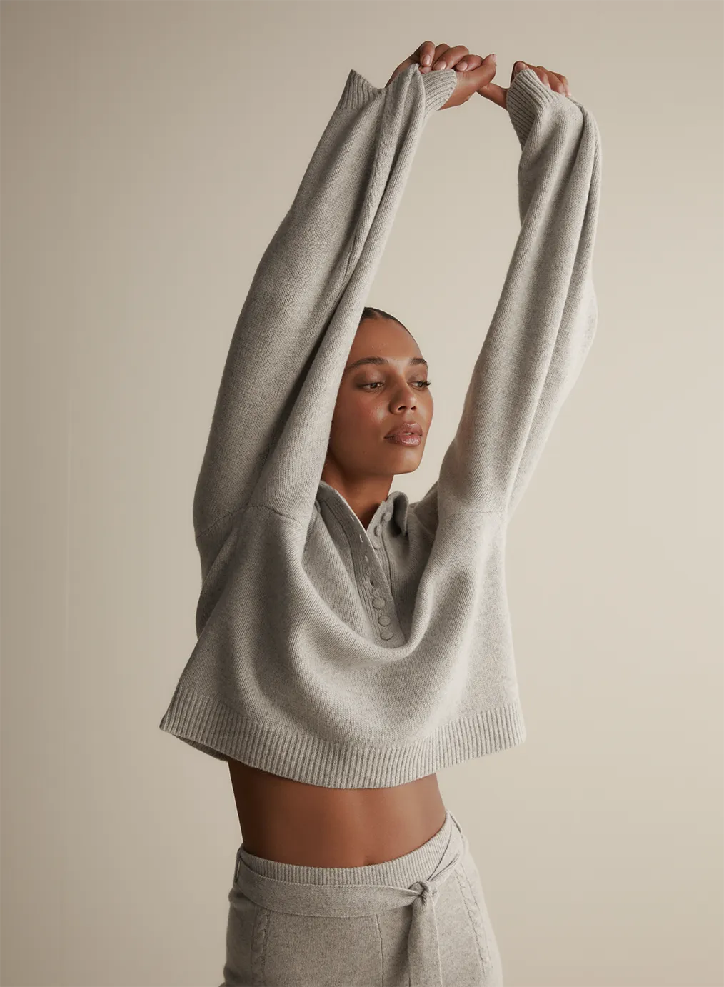 Jenny Wool Knit | Grey Marle | Restock