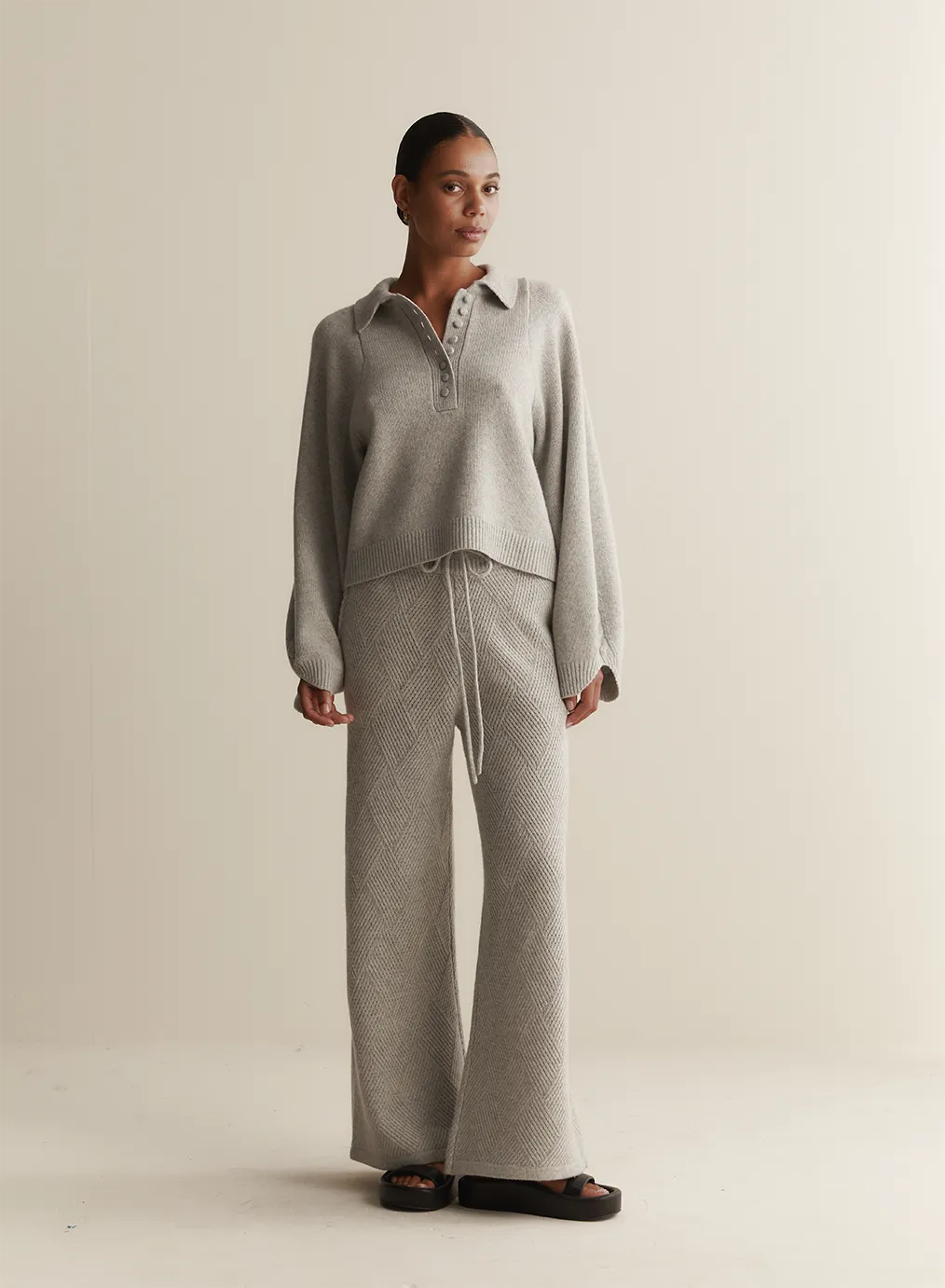 Jenny Wool Knit | Grey Marle | Restock