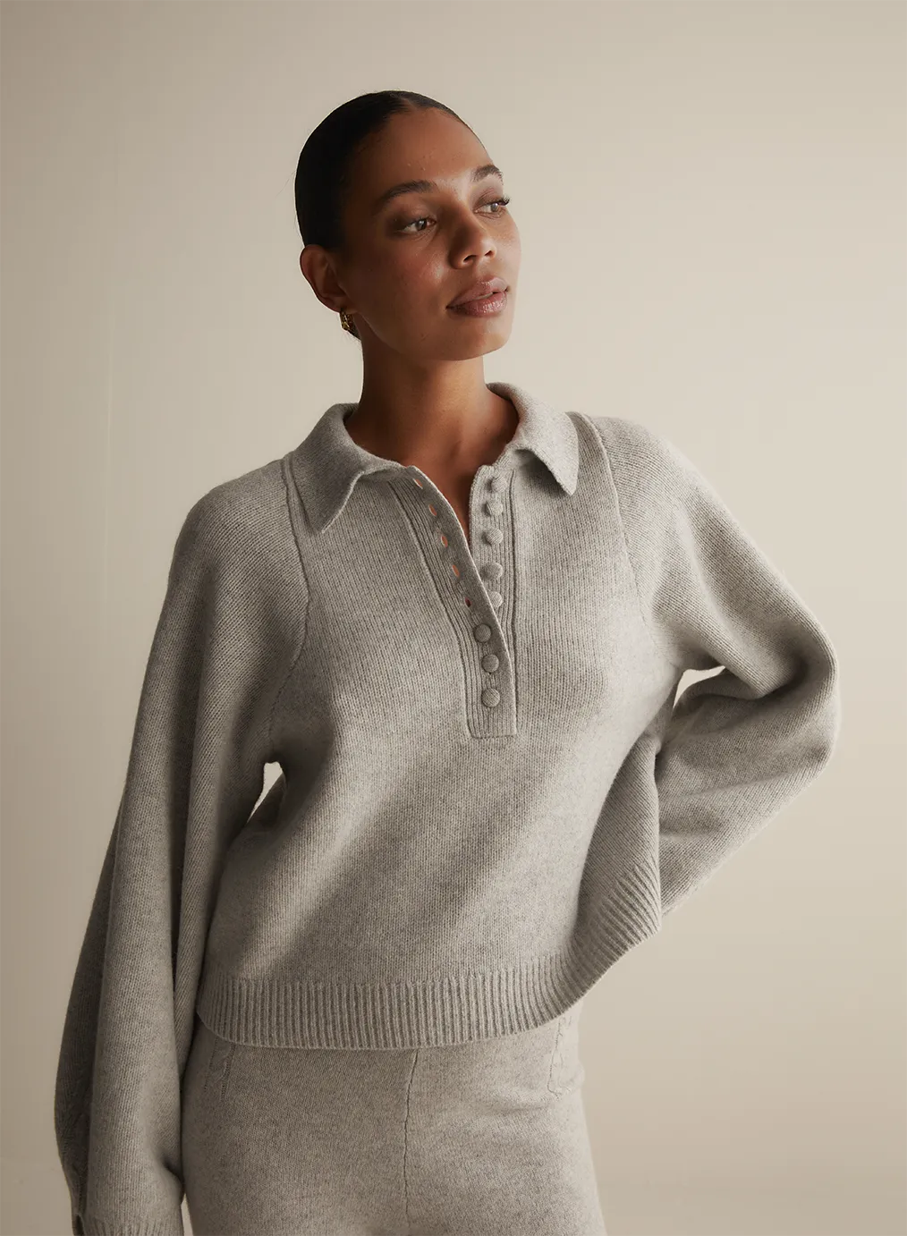 Jenny Wool Knit | Grey Marle | Restock