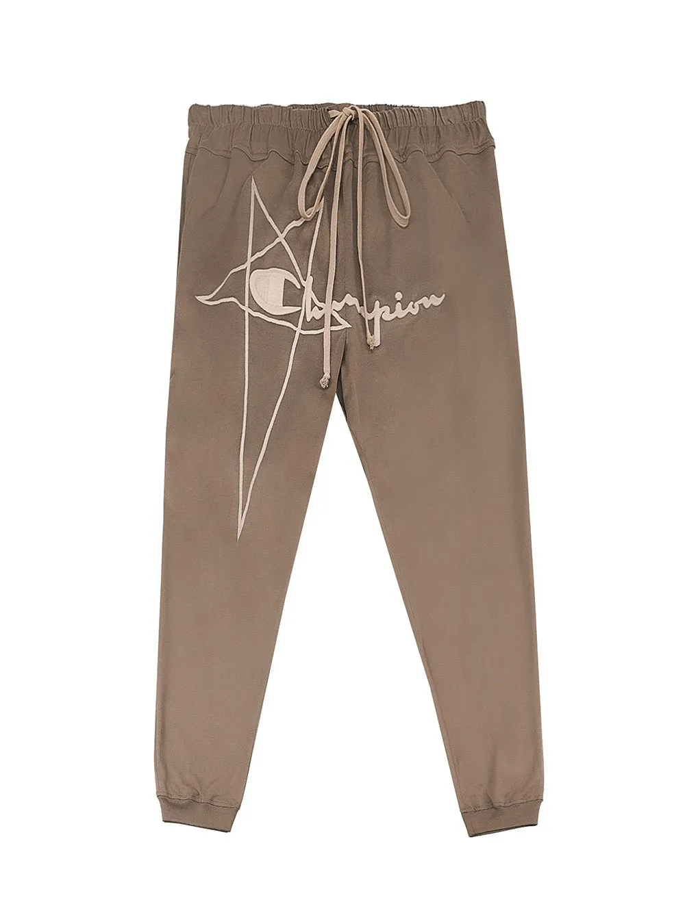 Joggers In Dust Medium Weight Cotton Jersey (Dust)