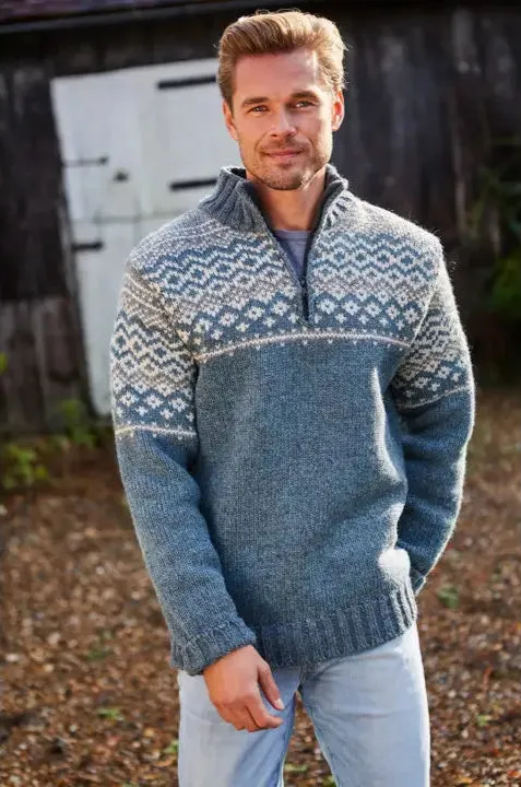 Jorvik Half Zip Mens Sweater