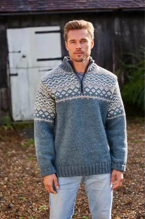 Jorvik Half Zip Mens Sweater