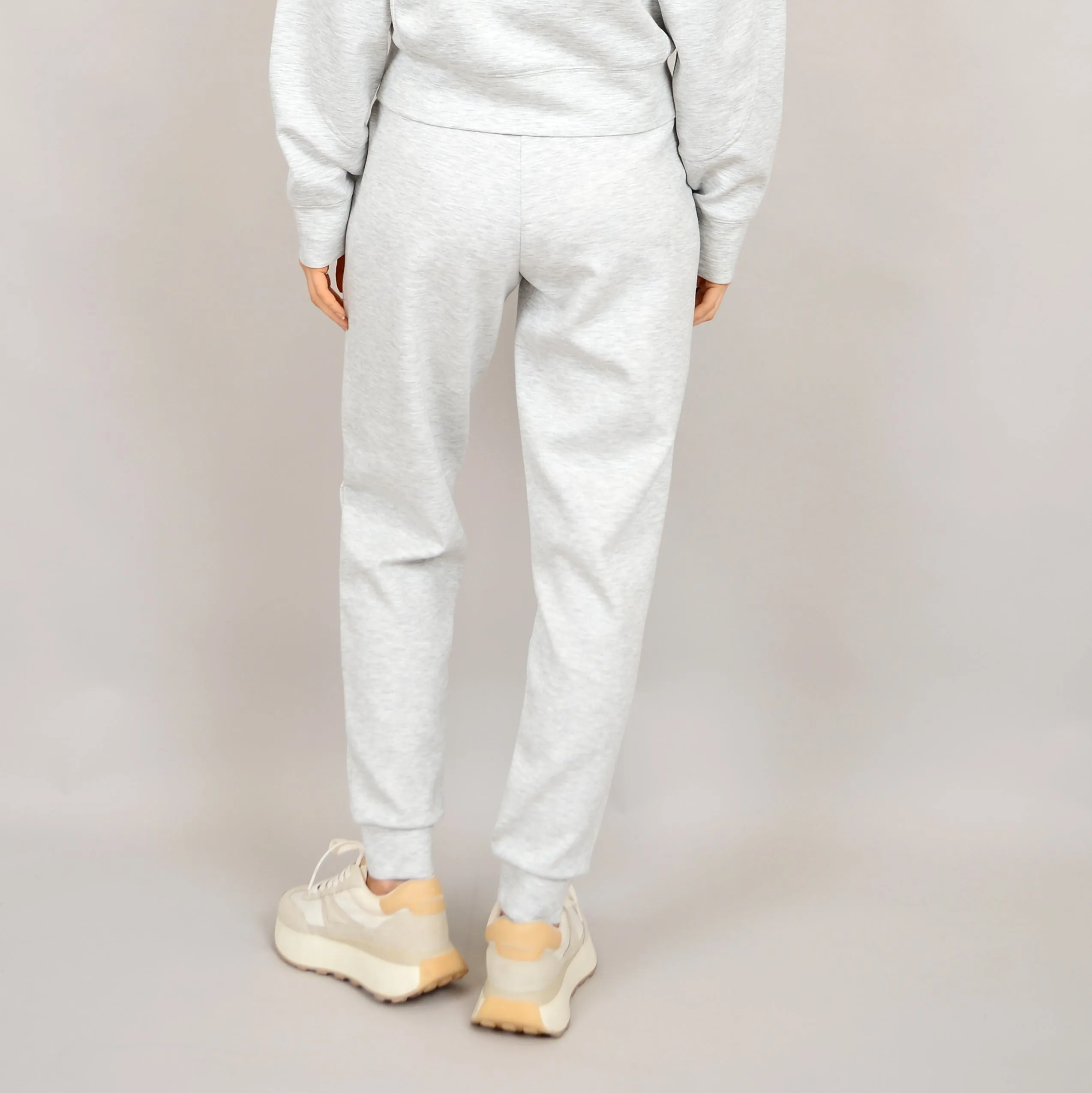 JOSELLE KNIT JOGGER - LIGHT GREY