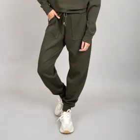 JOSELLE KNIT JOGGER - OLIVE NIGHT