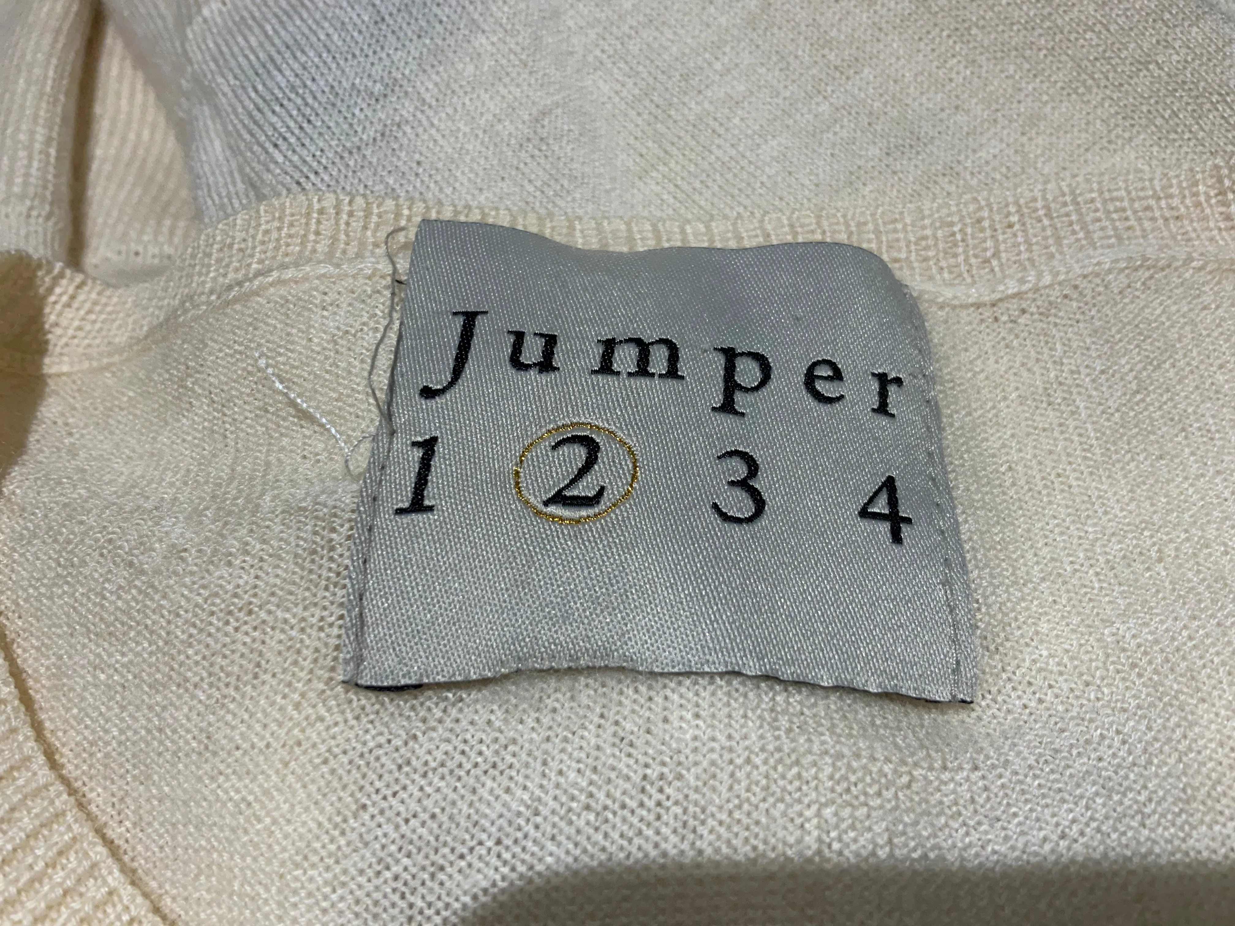 Jumper 1234 cardigan sweater jumper Size 2 M medium ladies