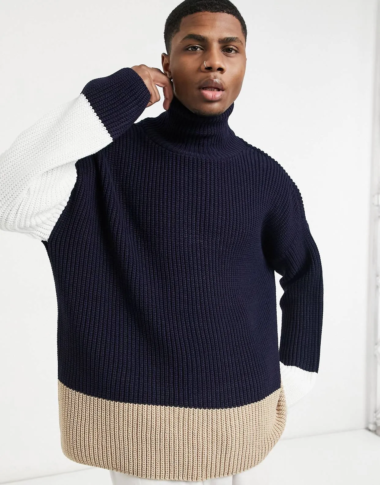 Jumper oversized in navy