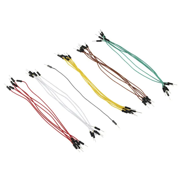 Jumper Wires Standard 7" M/M - 30 AWG (30 Pack)