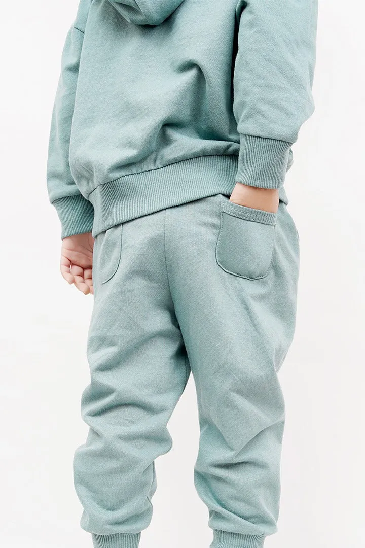 KIDS HOOD SET BASIC GREEN