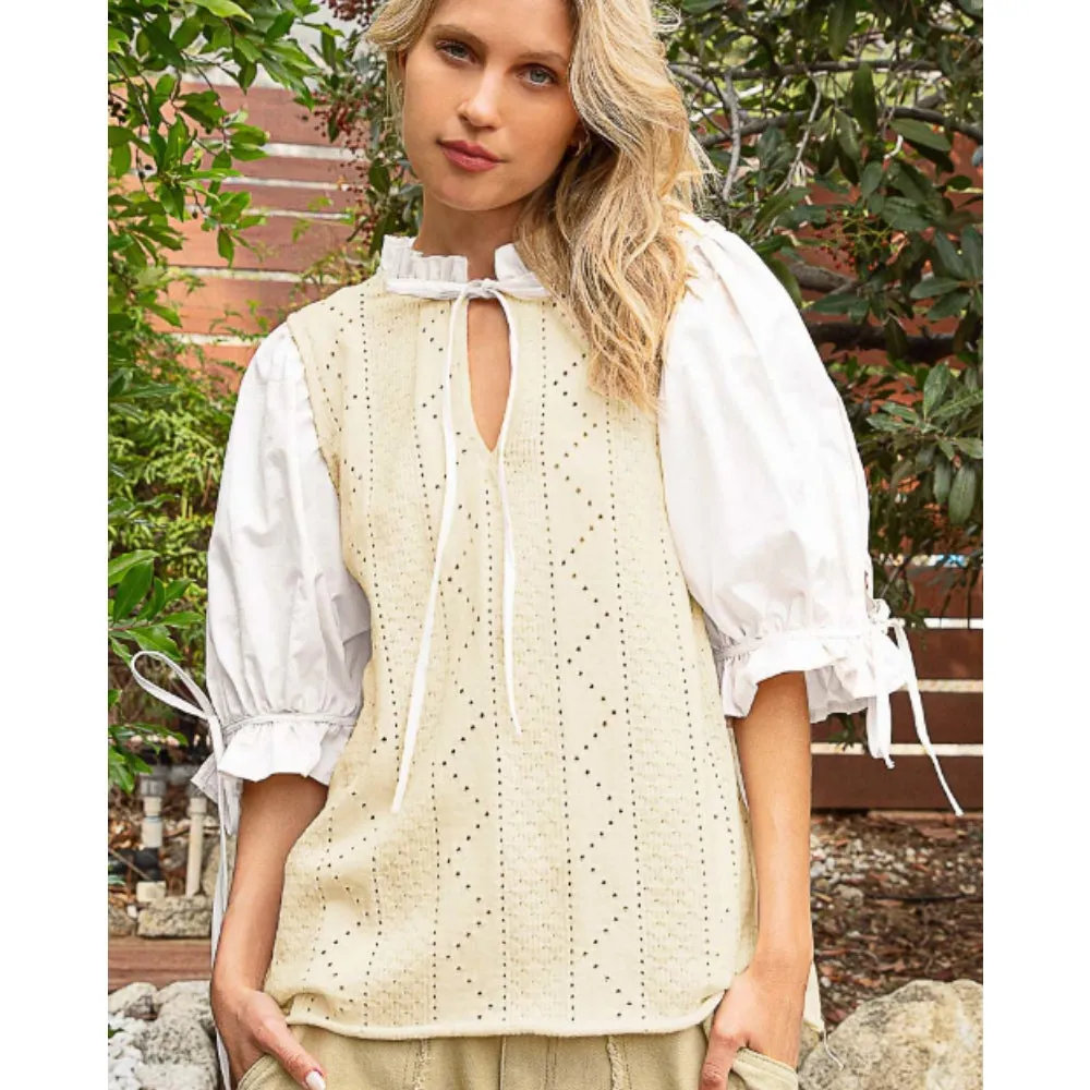 Layered Knit Top
