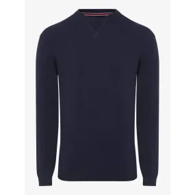 LeMieux Mens Knitted Round Neck Jumper Navy