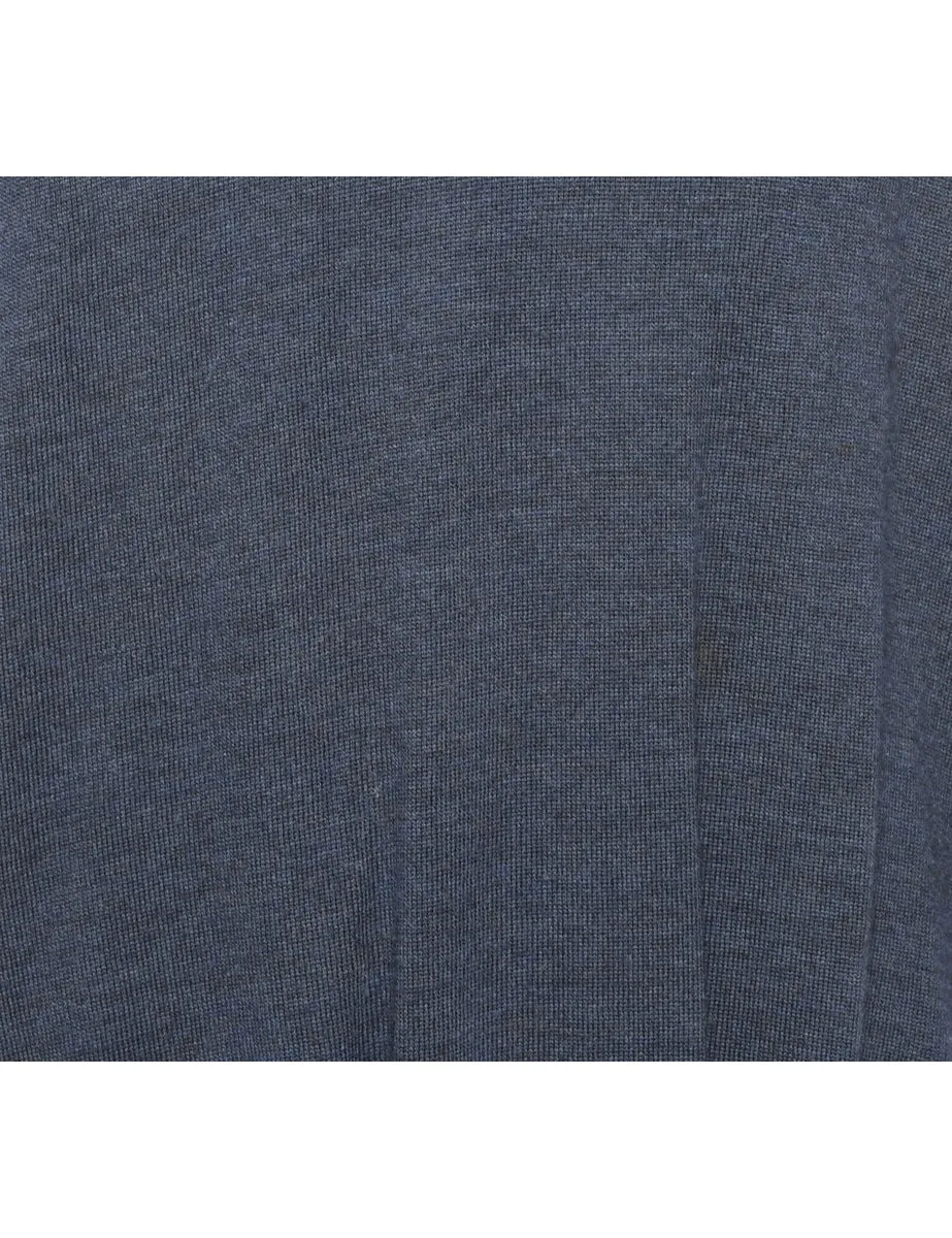 Long Sleeved Navy Jumper - XL