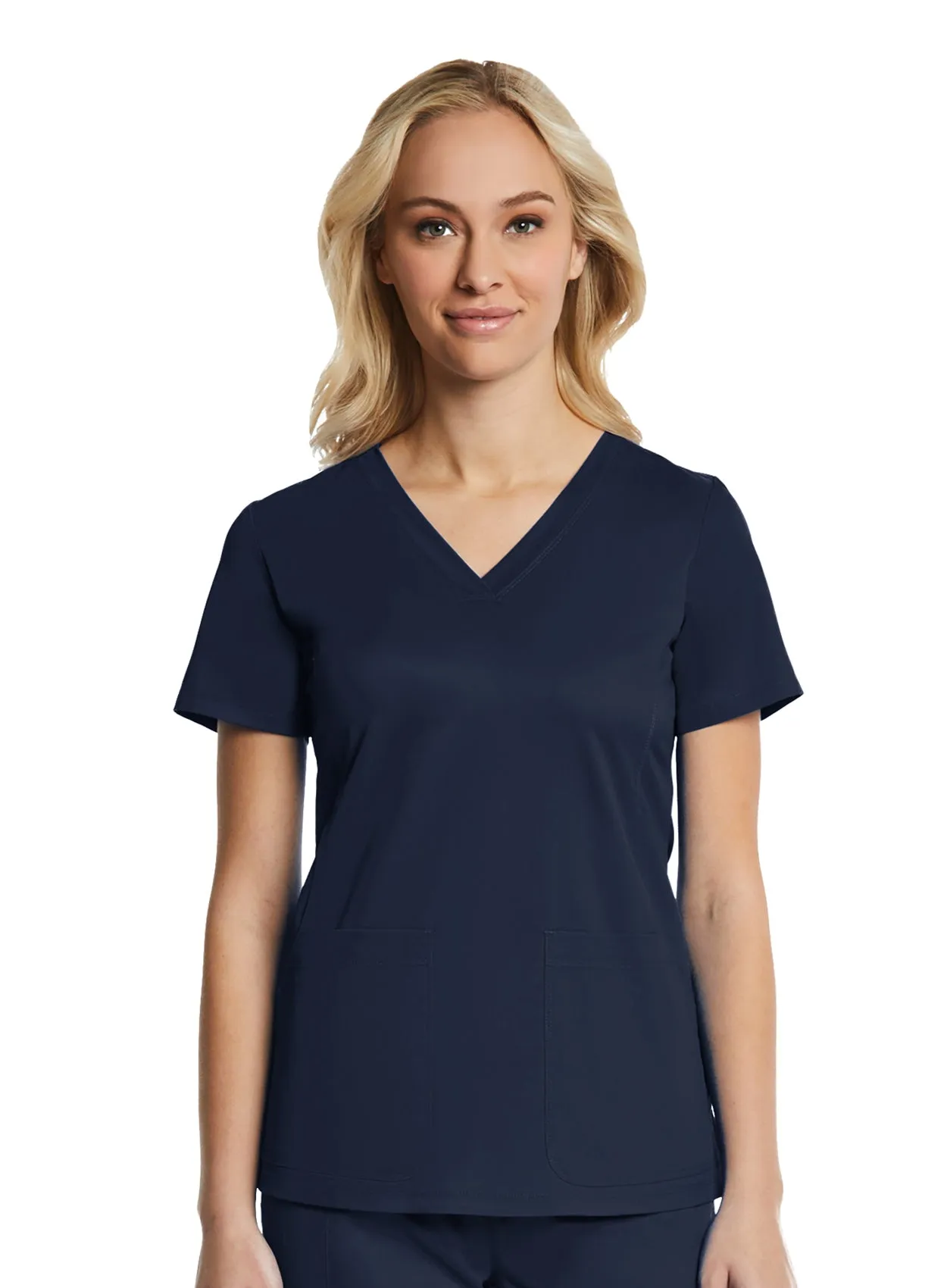 Maevn Sporty & Comfy Multi Pocket V-neck Top