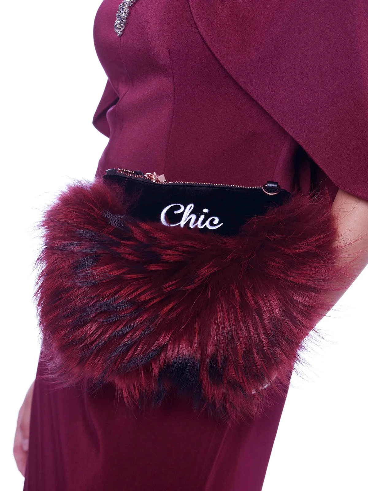 Majorelle Fur Pouch