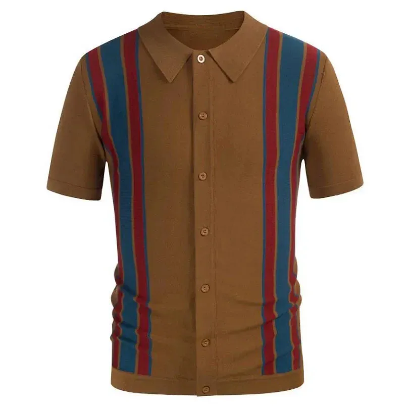 Men Classy stripped polo shirt and stripped button polo shirt