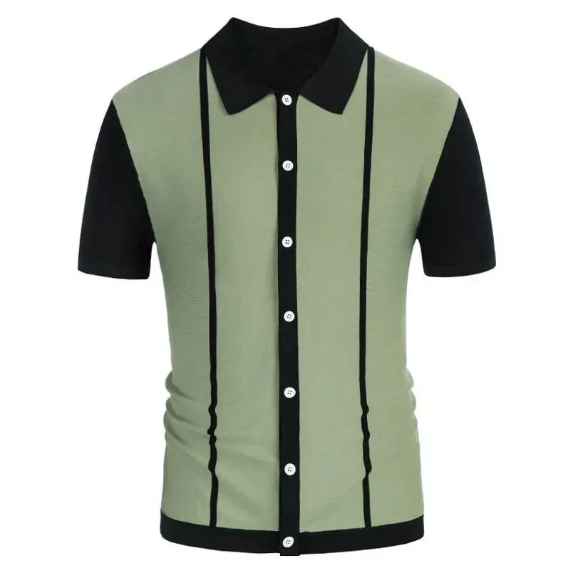 Men Classy stripped polo shirt and stripped button polo shirt