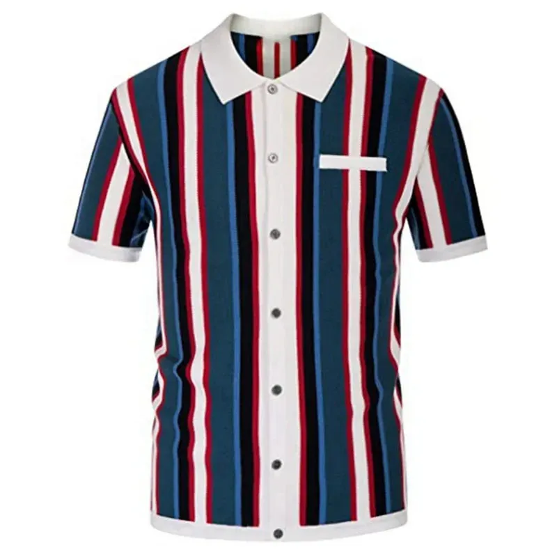 Men Classy stripped polo shirt and stripped button polo shirt