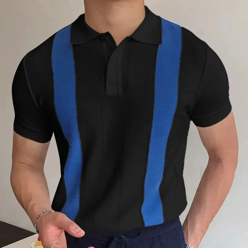 Men Classy stripped polo shirt and stripped button polo shirt