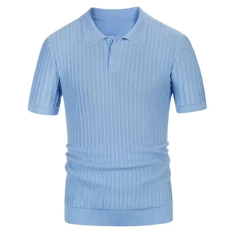Men Classy stripped polo shirt and stripped button polo shirt