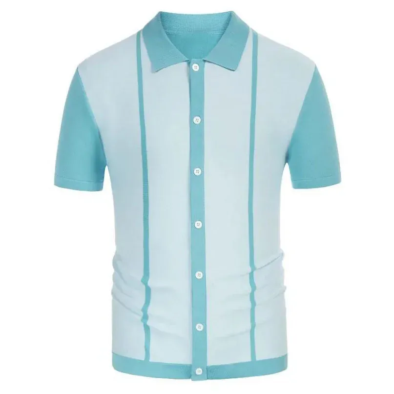 Men Classy stripped polo shirt and stripped button polo shirt