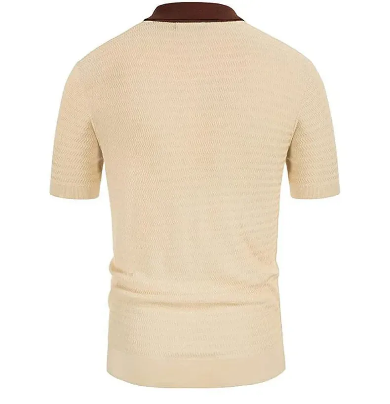 Men Classy stripped polo shirt and stripped button polo shirt