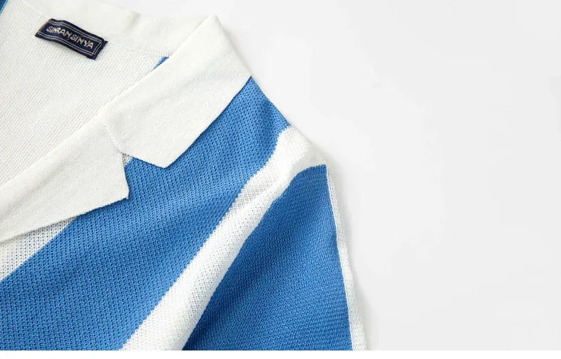 Men Classy stripped polo shirt and stripped button polo shirt