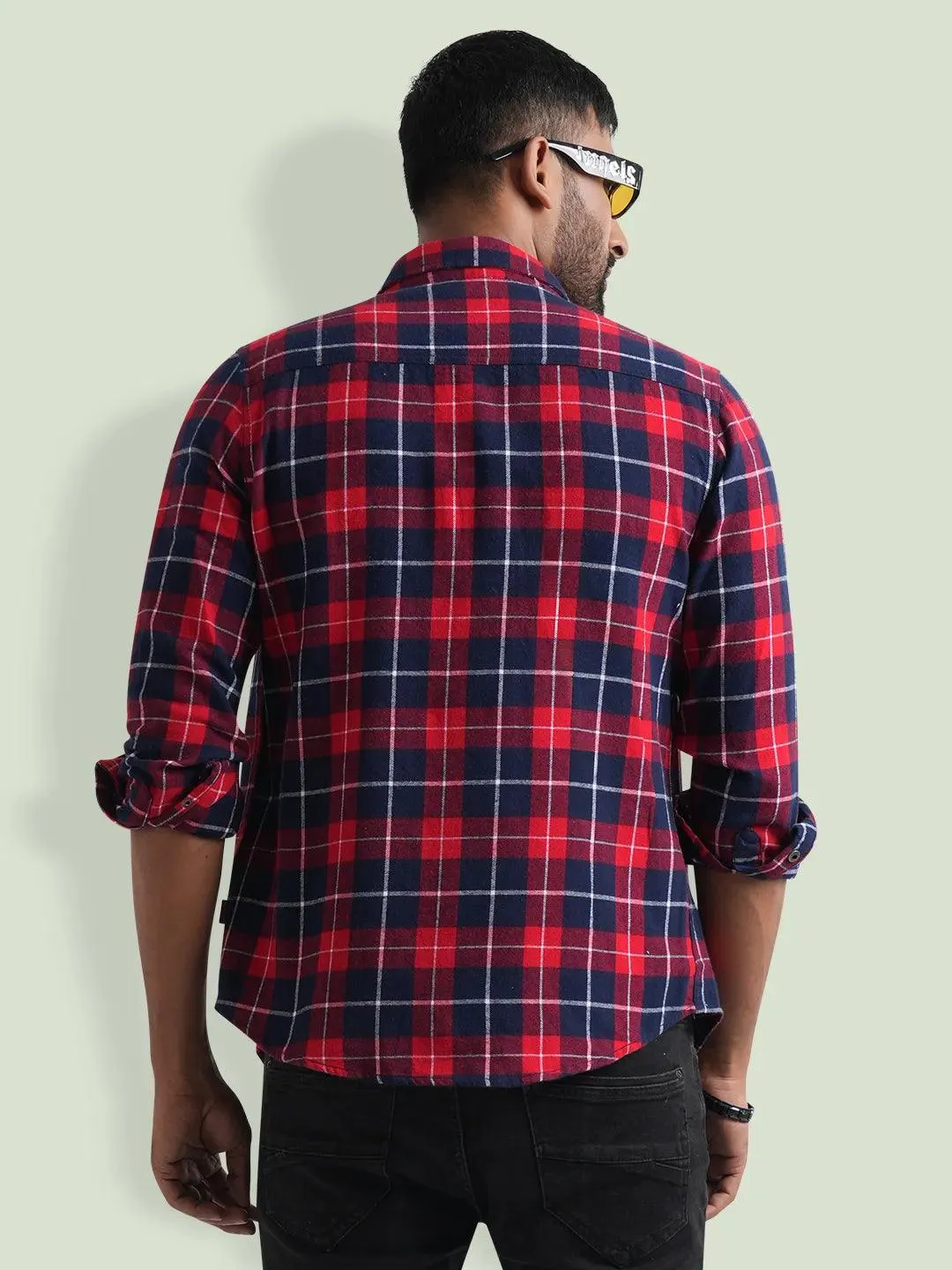 Men's Flannel Colorful Full Sleeve Shirt