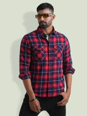 Men's Flannel Colorful Full Sleeve Shirt