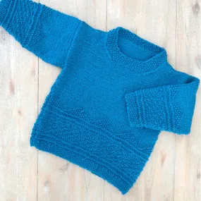 Mini Gansey Jumper Knitting Pattern (K3012)