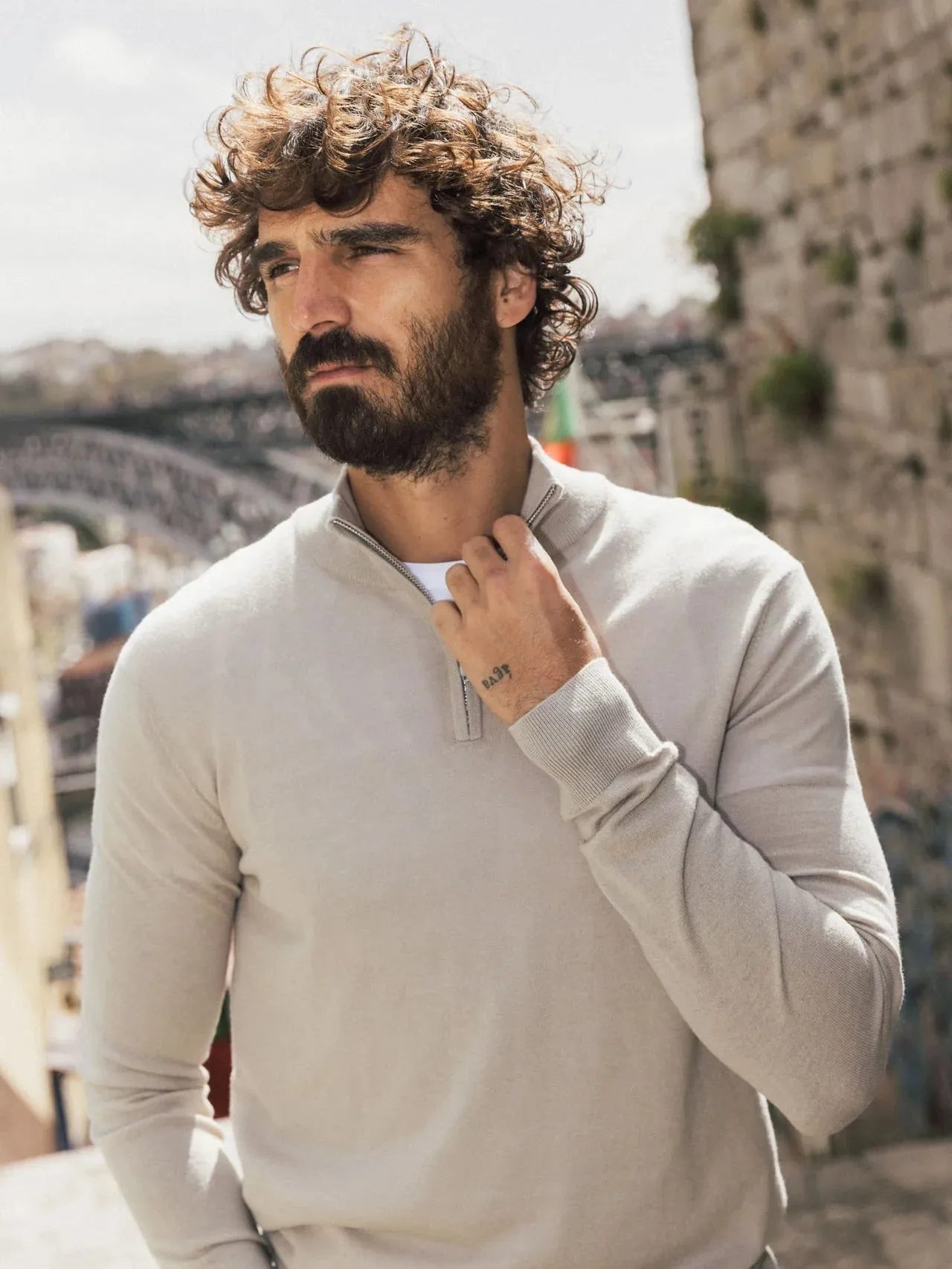 MMGAdam Soft Zip Turtle Neck Knit Soft Kit
