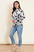 Mono Long Sleeve Satin Shirt