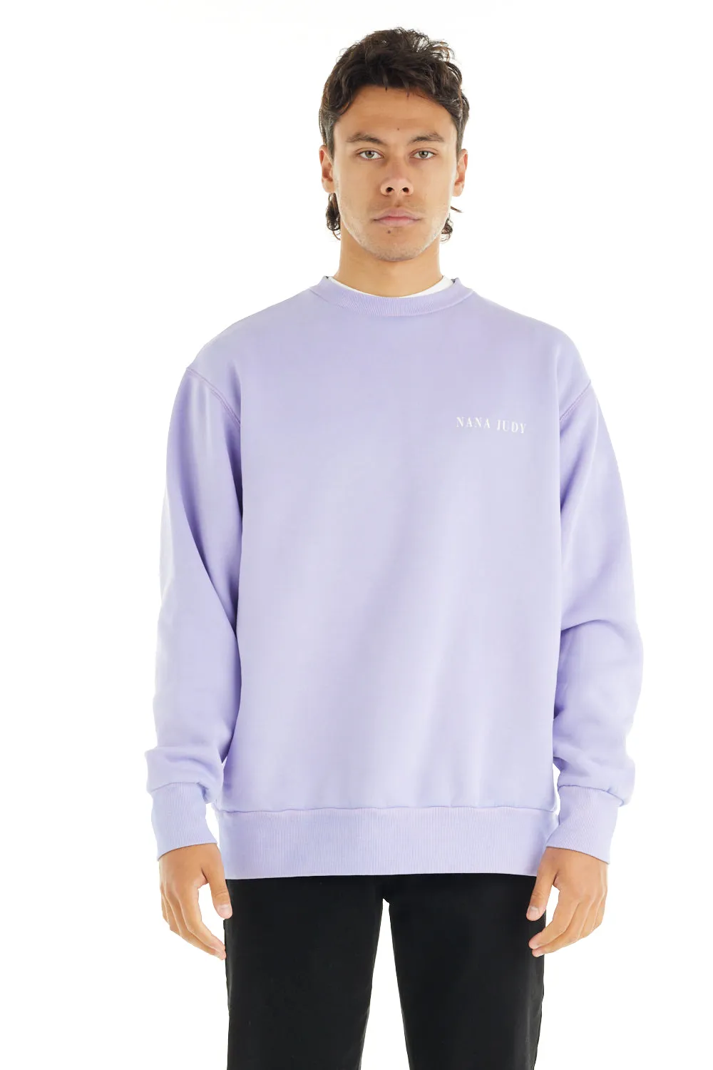 nANA jUDY Mens Malibu Crew - Lilac