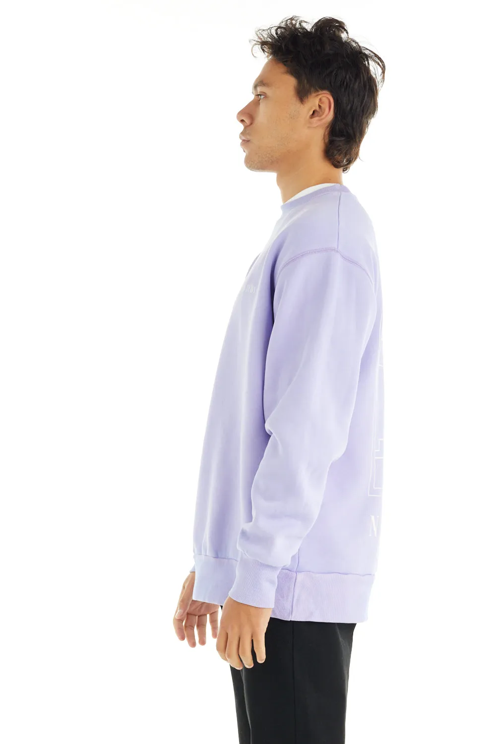 nANA jUDY Mens Malibu Crew - Lilac