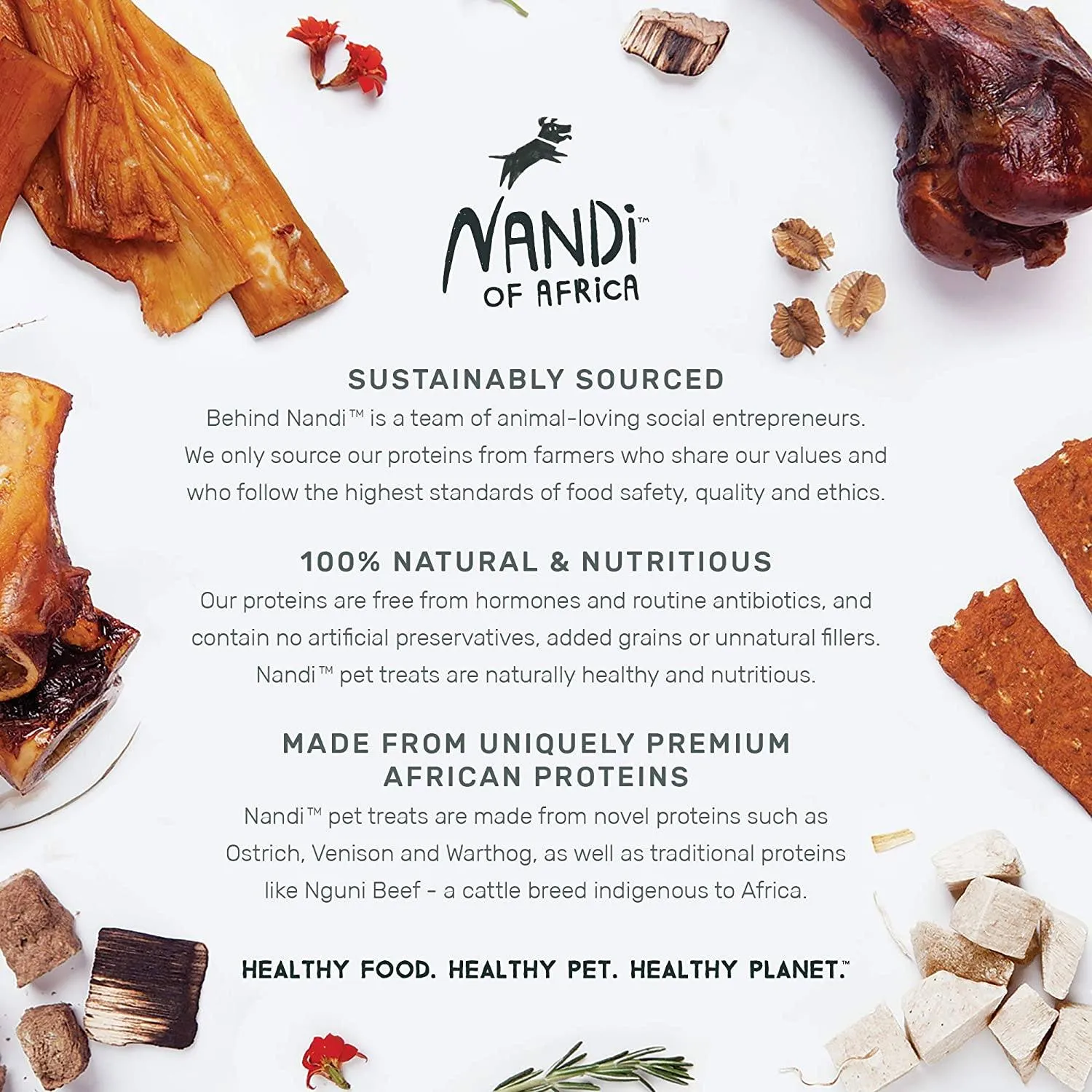 Nandi Cape Fish Jerky Strips Dog Jerky Treats - 5.3 oz