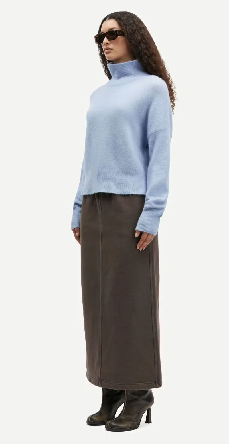 Nola T-N Jumper Subdued Blue