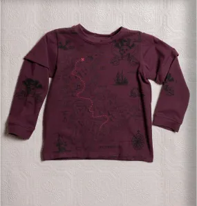 Organic Adventure T's - Maroon Pirate