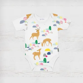 Organic Cotton Baby Onesie Romper - Deer by Suki McMaster