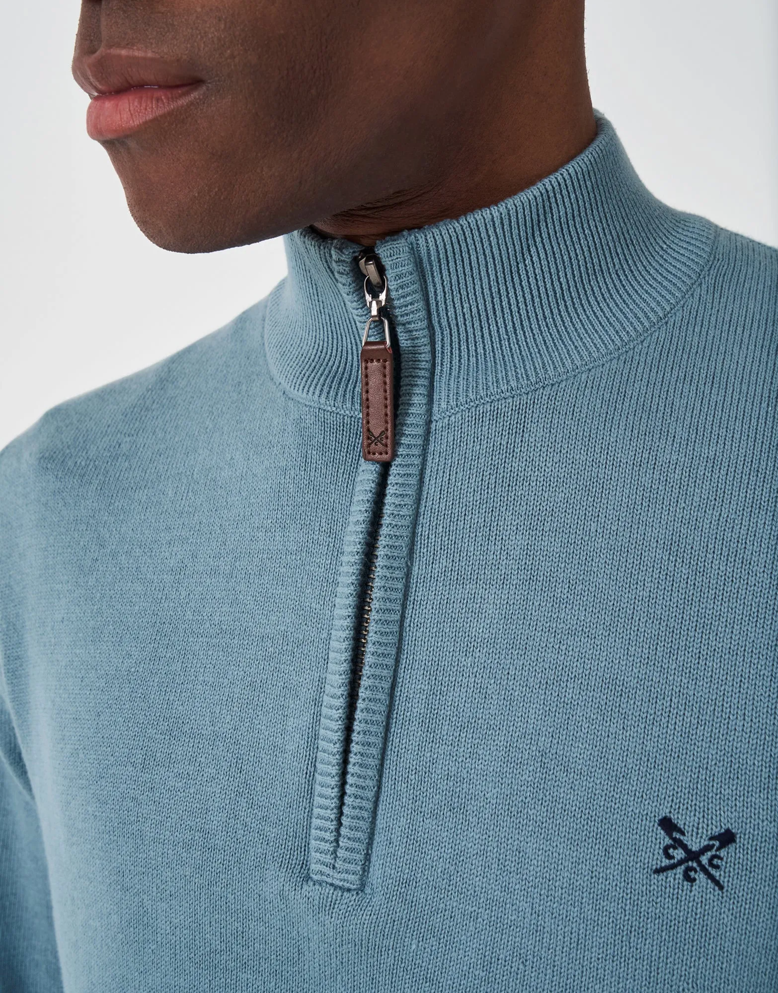 Organic Cotton Half Zip Jumper