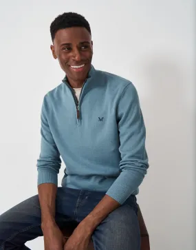 Organic Cotton Half Zip Jumper