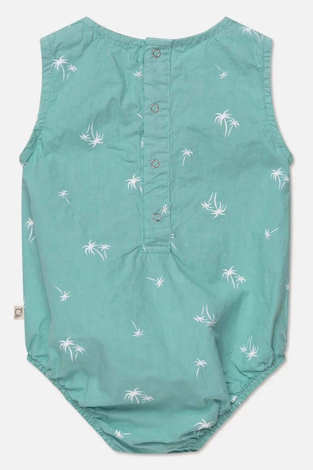 PALM-PRINT BABY ROMPER