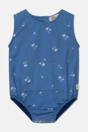 PALM-PRINT BABY ROMPER
