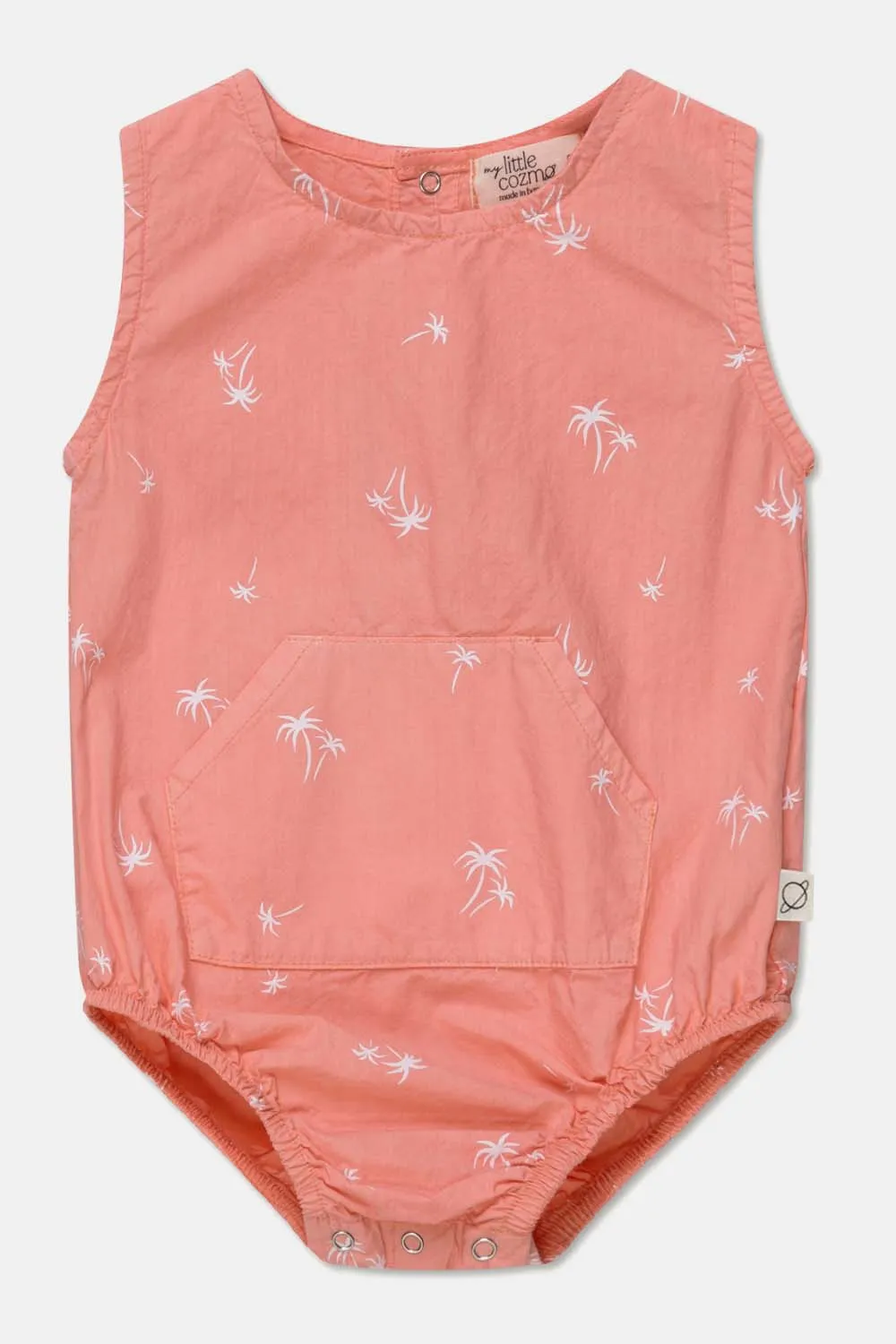 PALM-PRINT BABY ROMPER