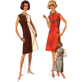 PDF - 1960s Sewing Pattern, Jiffy Dress or Jumper - Bust: 36” (91cm) - Download