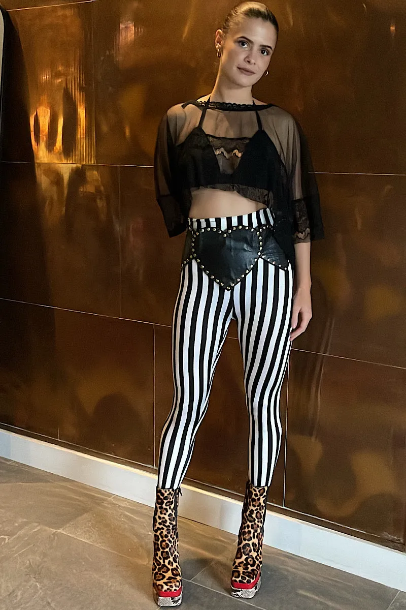 Pin-strip Leggings