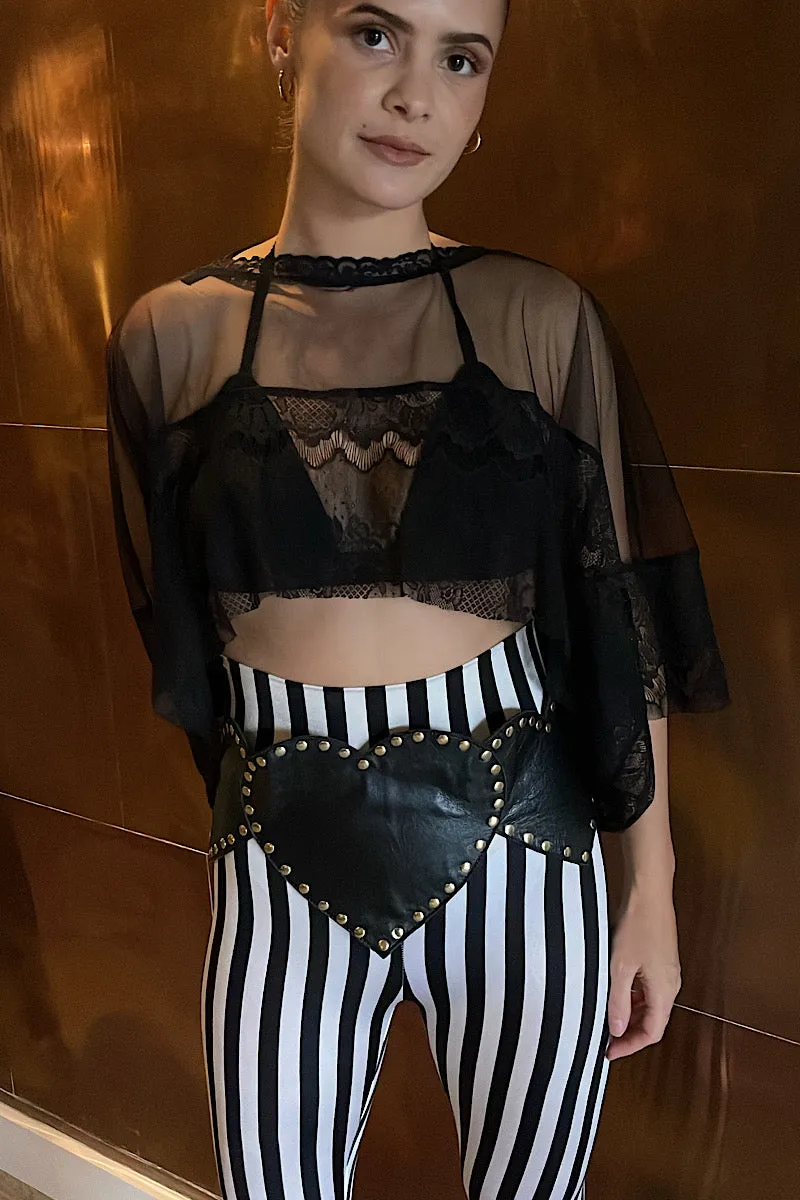 Pin-strip Leggings