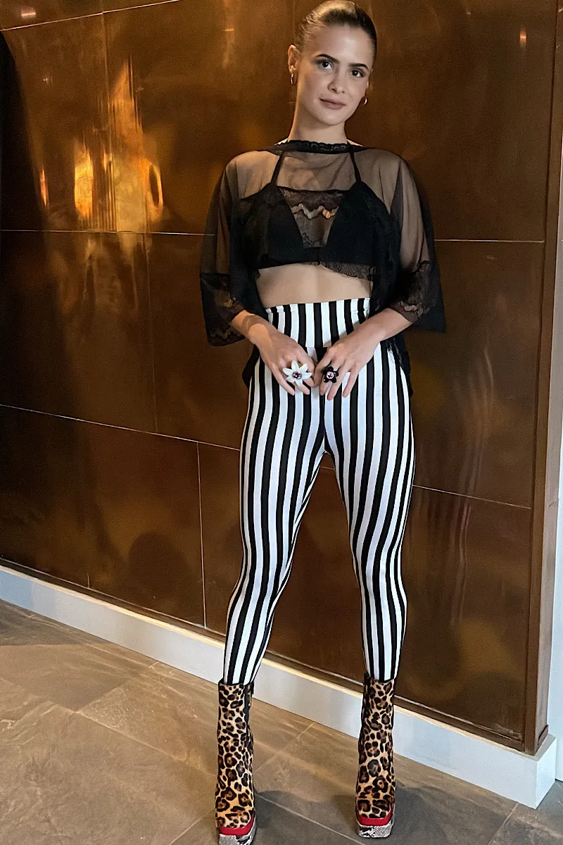Pin-strip Leggings